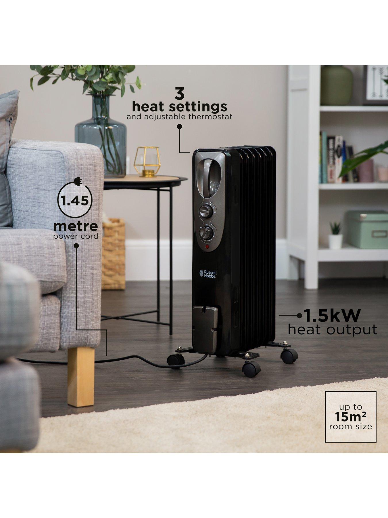 Image 3 of 6 of Russell Hobbs Oil-Filled Radiator - 7-Fin RHOFR5001B