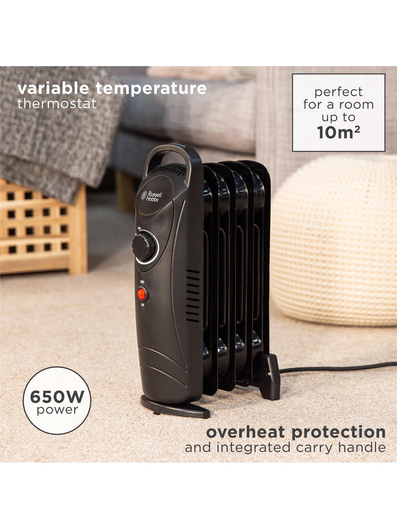  image of russell-hobbs-compact-oil-filled-radiator-5-fin-rhofr3001