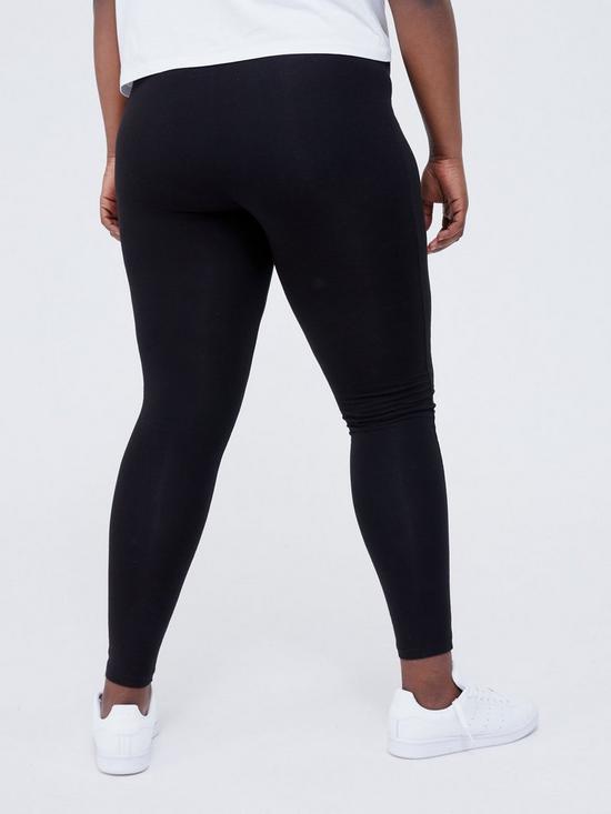 stillFront image of v-by-very-curve-the-everyday-cotton-stretch-legging