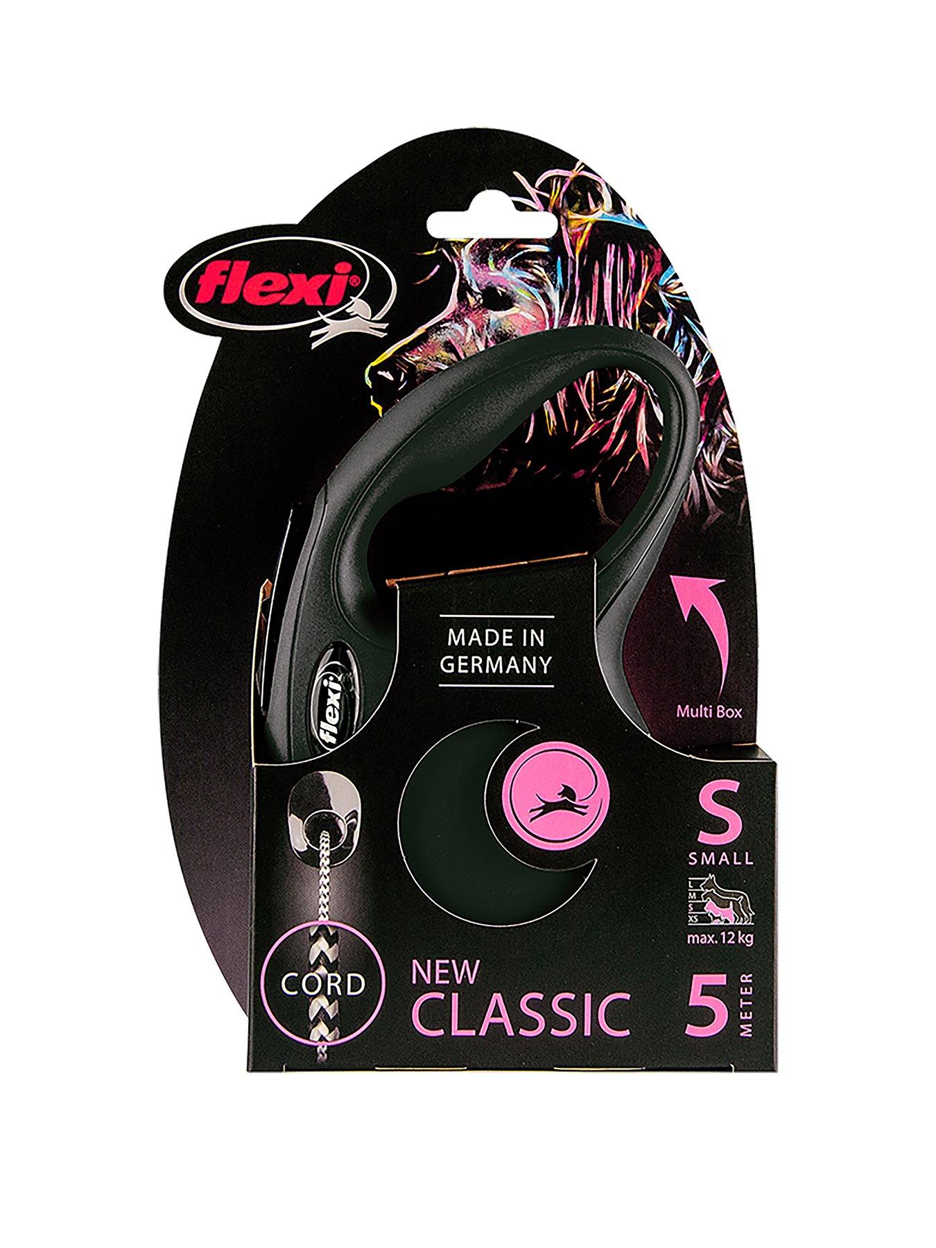 undefined Classic Black 5m Cord Dog Lead Small