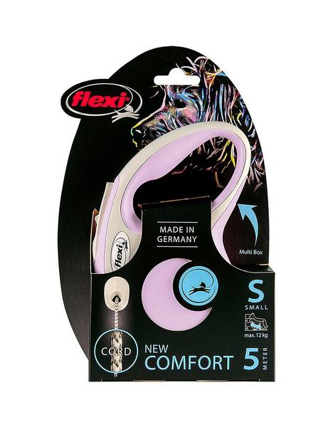 flexi-new-comfort-rose-5m-cord-dog-lead-small
