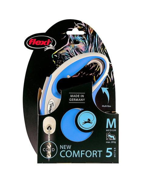 flexi-new-comfort-blue-5m-cord-dog-lead-medium