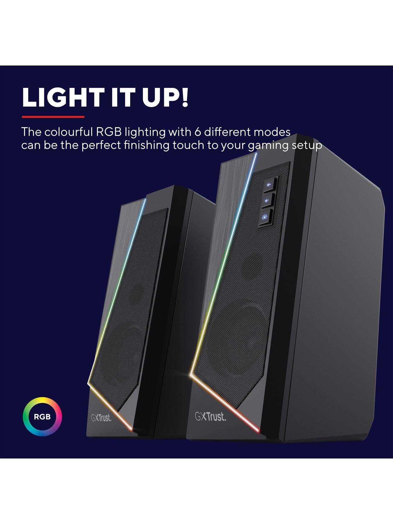 Image 4 of 7 of Trust GXT609 ZOXA RGB LED Illuminated Speaker Set for PC &amp; Laptop&nbsp;