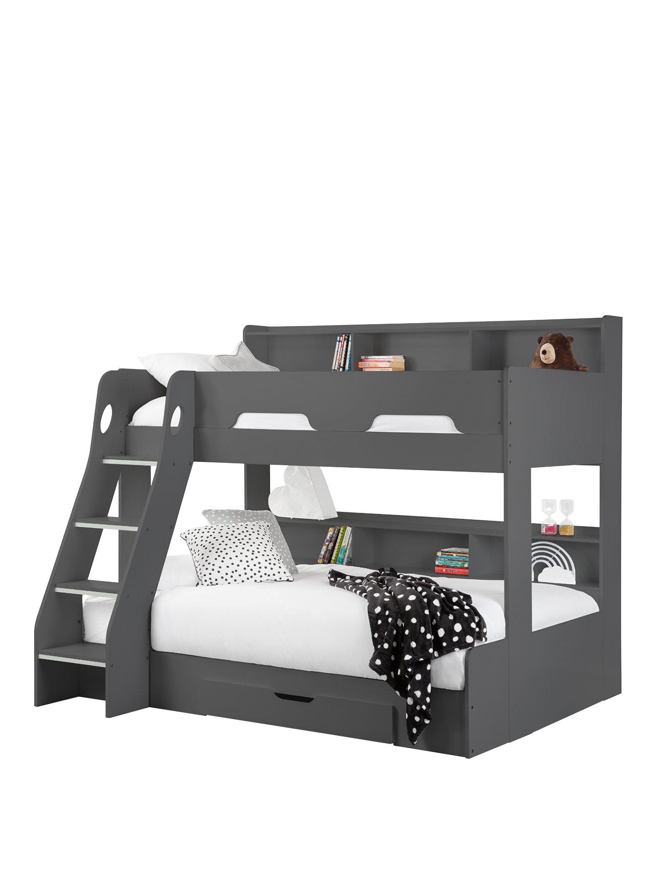  image of julian-bowen-riley-triple-sleeper-bunk-bednbsp--anthracite