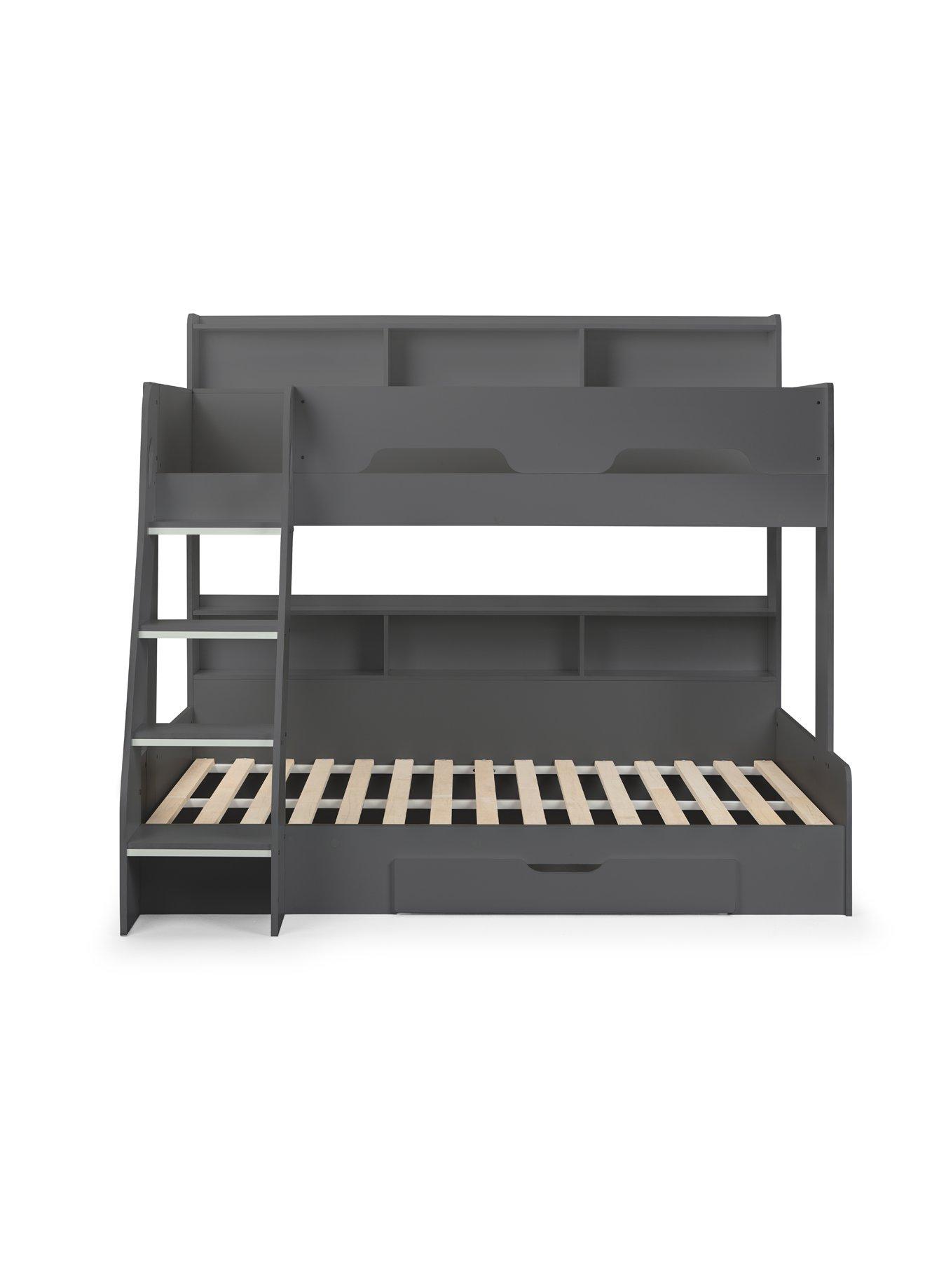  image of julian-bowen-riley-triple-sleeper-bunk-bednbsp--anthracite