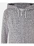 image of accessorize-girls-marl-hoodie-grey
