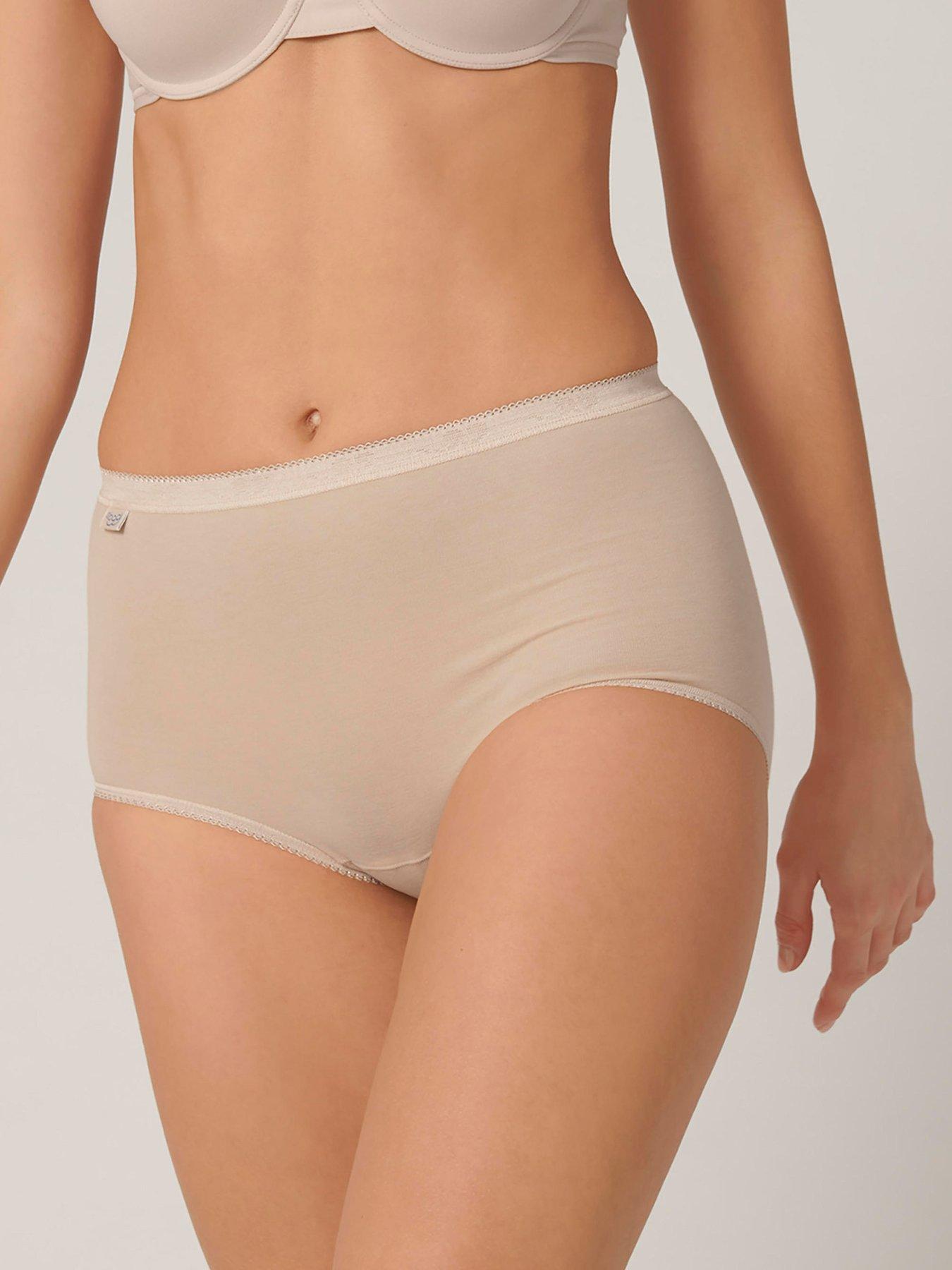 Image 5 of 5 of Sloggi 6 Pack Maxi Briefs - Skin