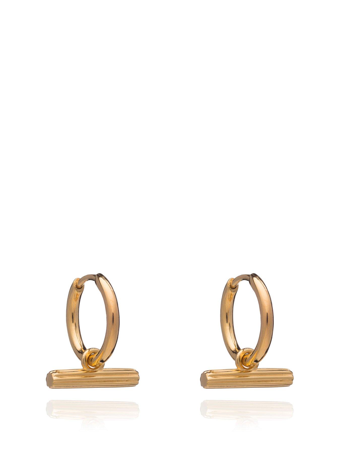 rachel-jackson-mini-t-bar-gold-huggie-hoop-earrings