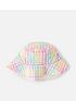  image of accessorize-girls-check-reversible-hat-multi