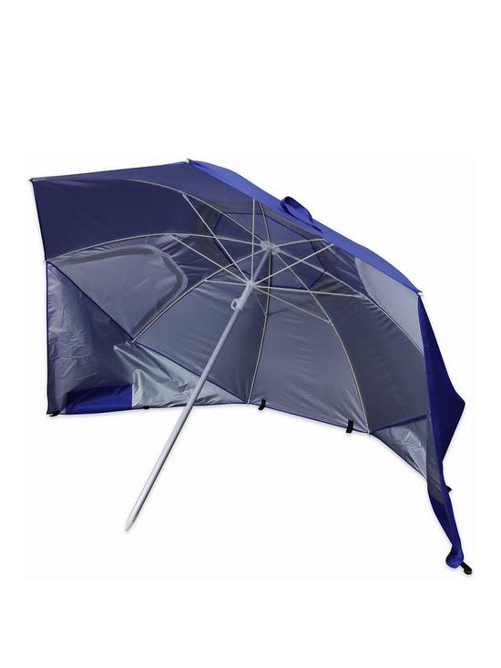 stillFront image of streetwize-accessories-folding-beach-umbrellaground-shade