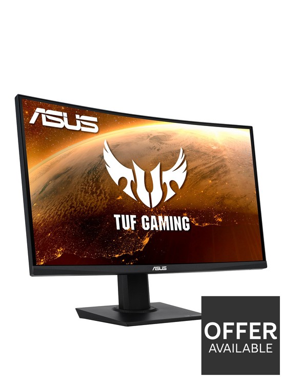 stillFront image of asus-tuf-gaming-vg24vqe-curved-gaming-monitor-236-inch-full-hd-1920-x-1080-165hz-extreme-low-motion-blurtrade-freesynctrade-premium-1ms-mprt-shadow-boost