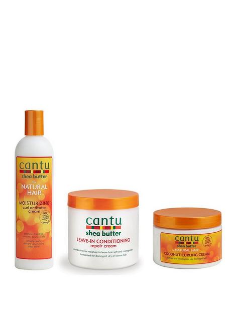 cantu-repair-cream-453g-curl-activator-cream-355ml-and-coconut-curling-cream-340g-bundle