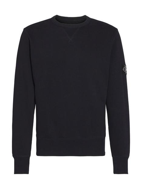 calvin-klein-jeans-ck-jeans-monogram-sleeve-badge-sweatshirt-black