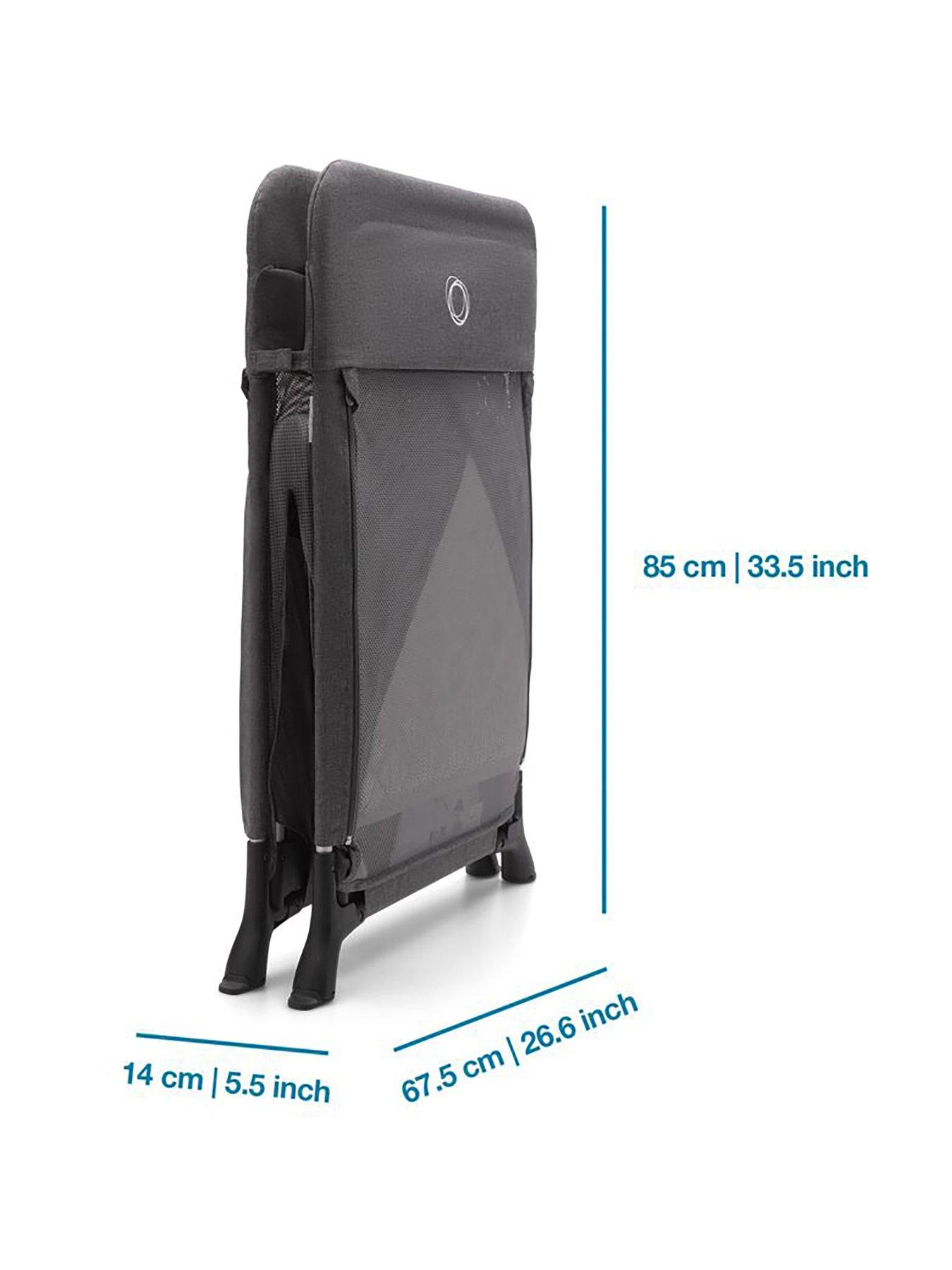  image of bugaboo-stardust-travel-cot-grey-melange