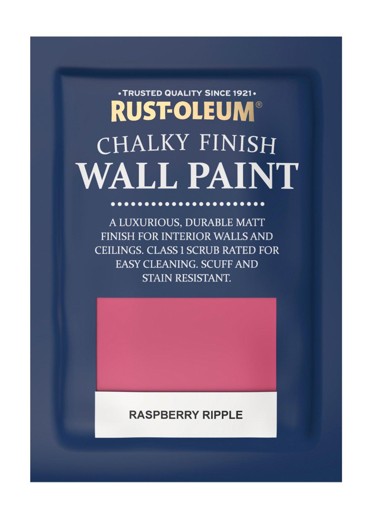  image of rust-oleum-chalky-wall-paint-raspberry-ripple-25l