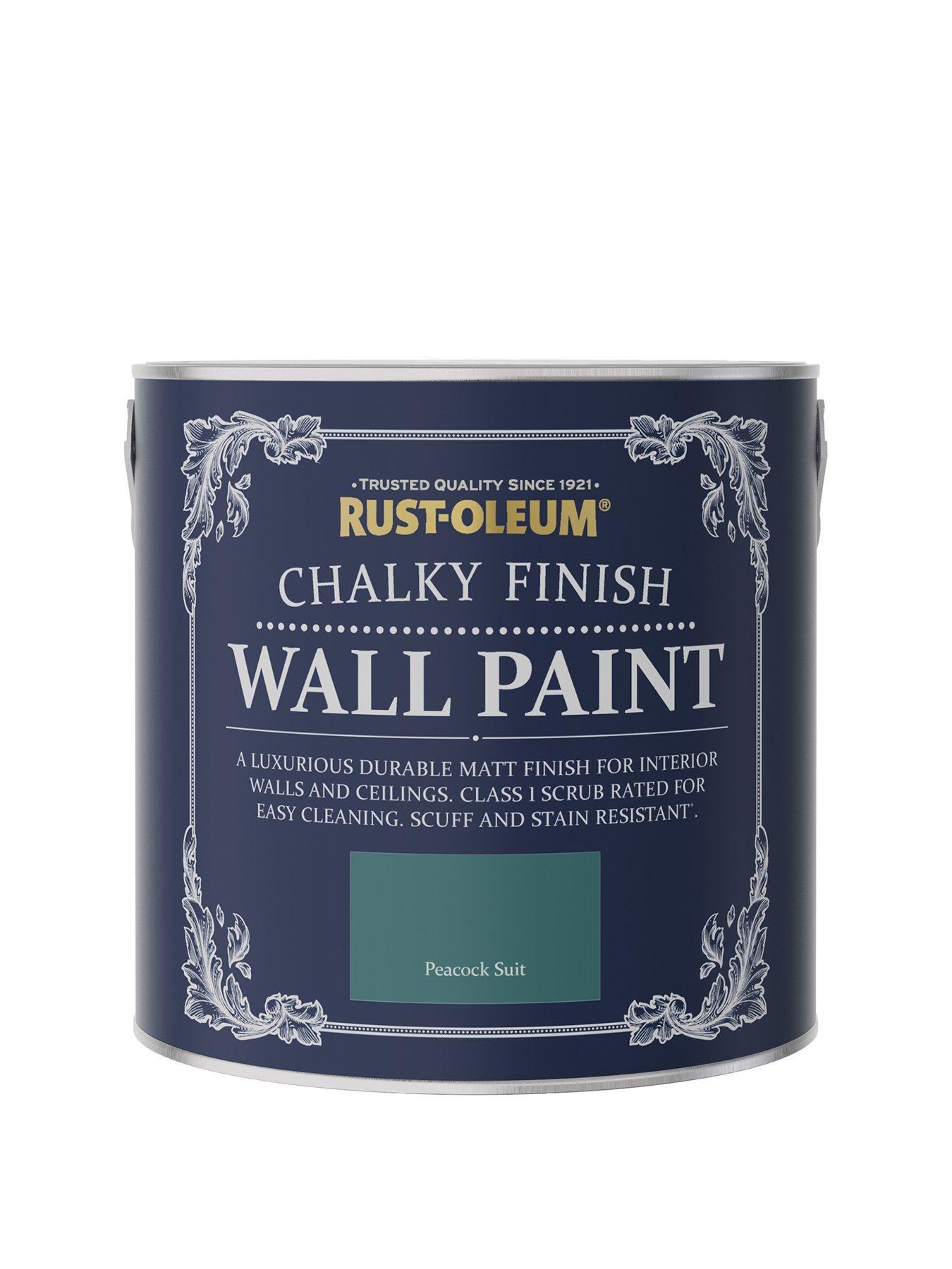Image 2 of 5 of Rust-Oleum Chalky Finish 2.5-litre Wall Paint &ndash; Peacock Suit