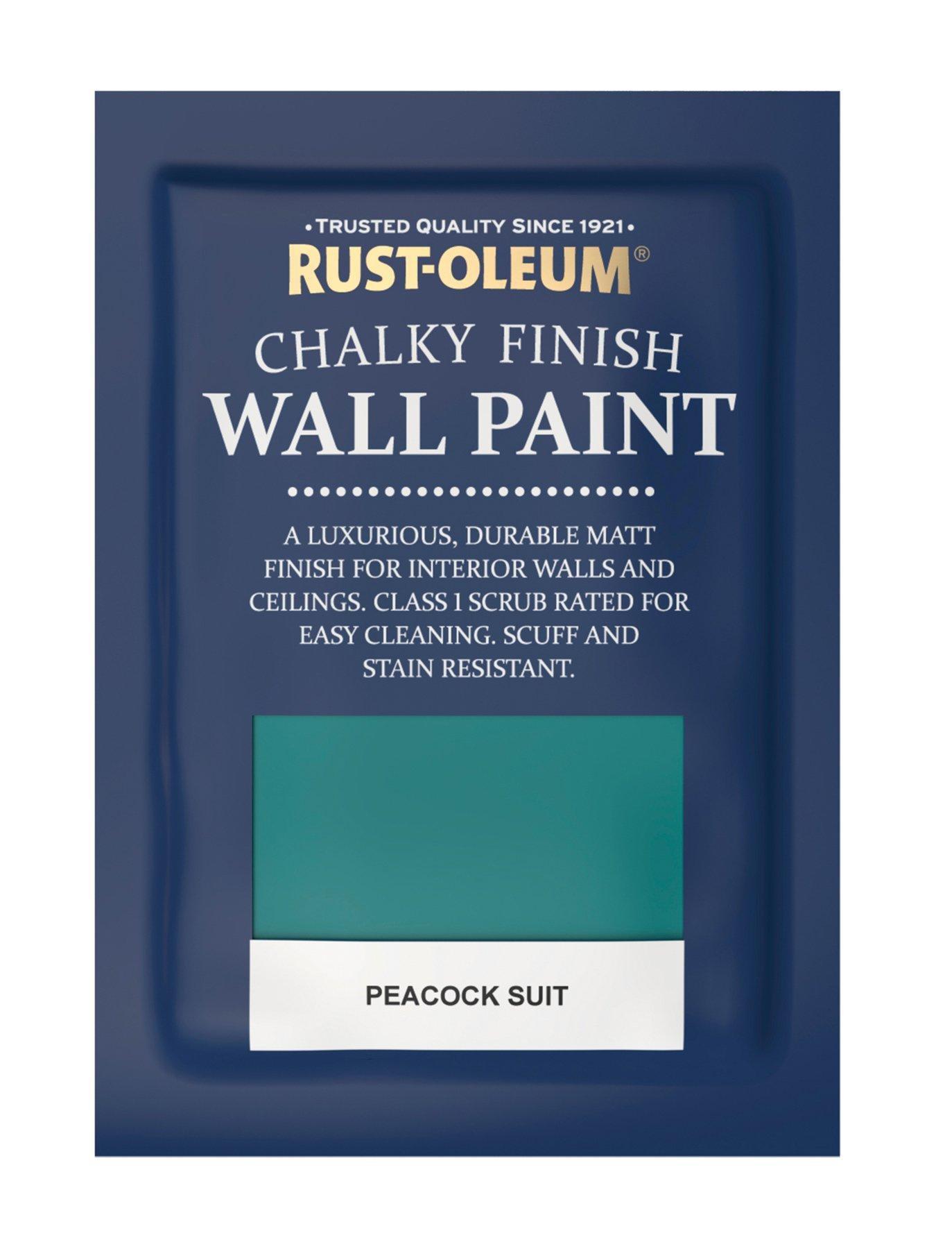 Image 5 of 5 of Rust-Oleum Chalky Finish 2.5-litre Wall Paint &ndash; Peacock Suit