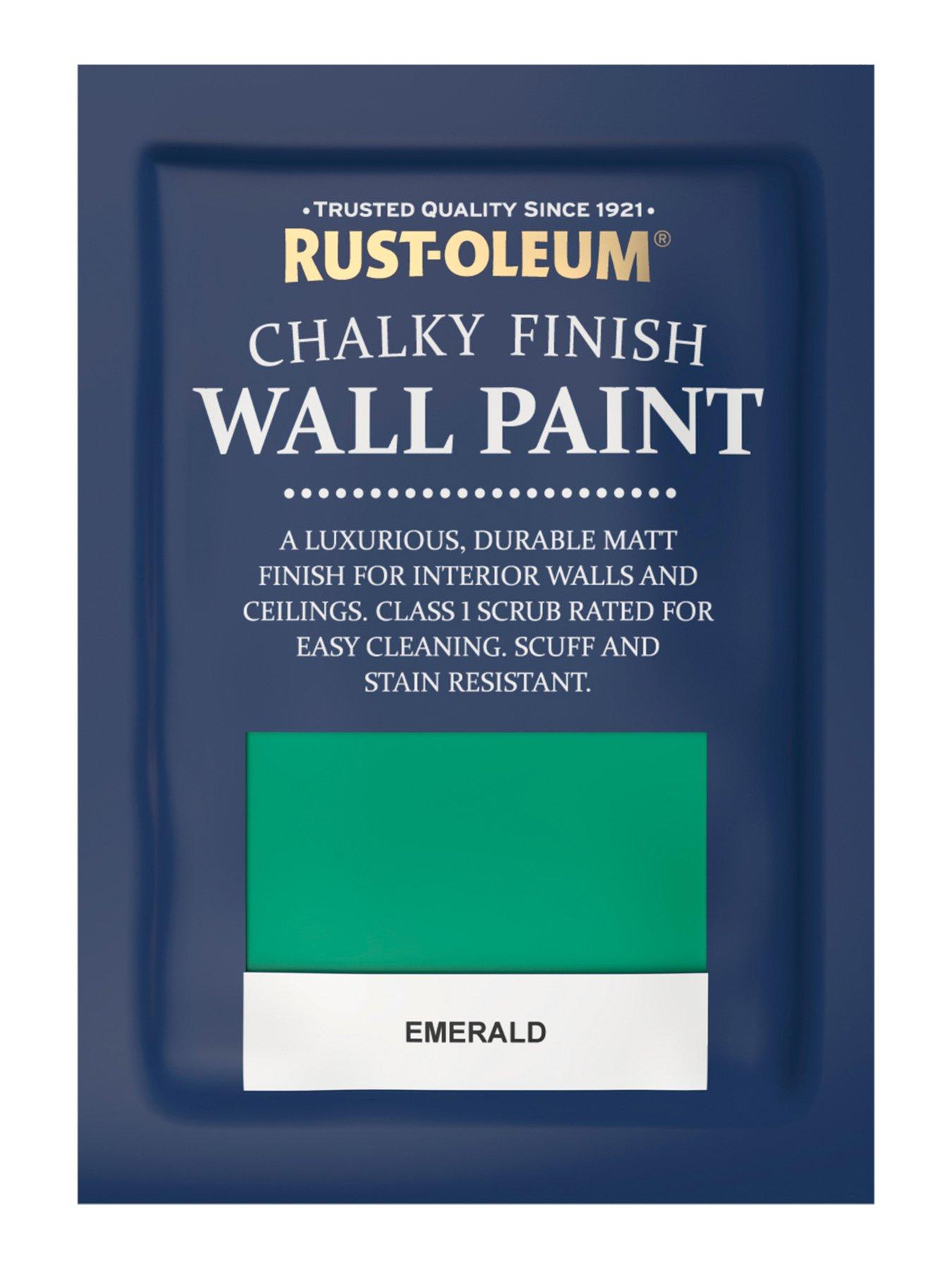  image of rust-oleum-chalky-finish-25-litre-wall-paint-ndash-emerald