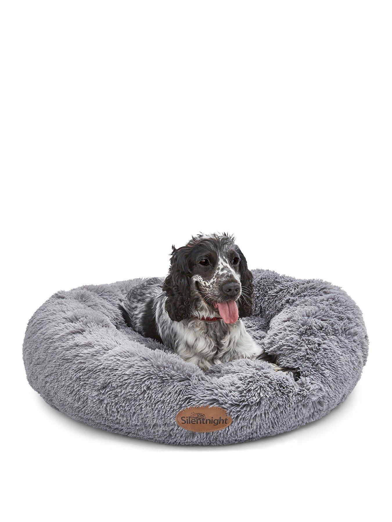 undefined Calming Donut Pet Bed - Grey