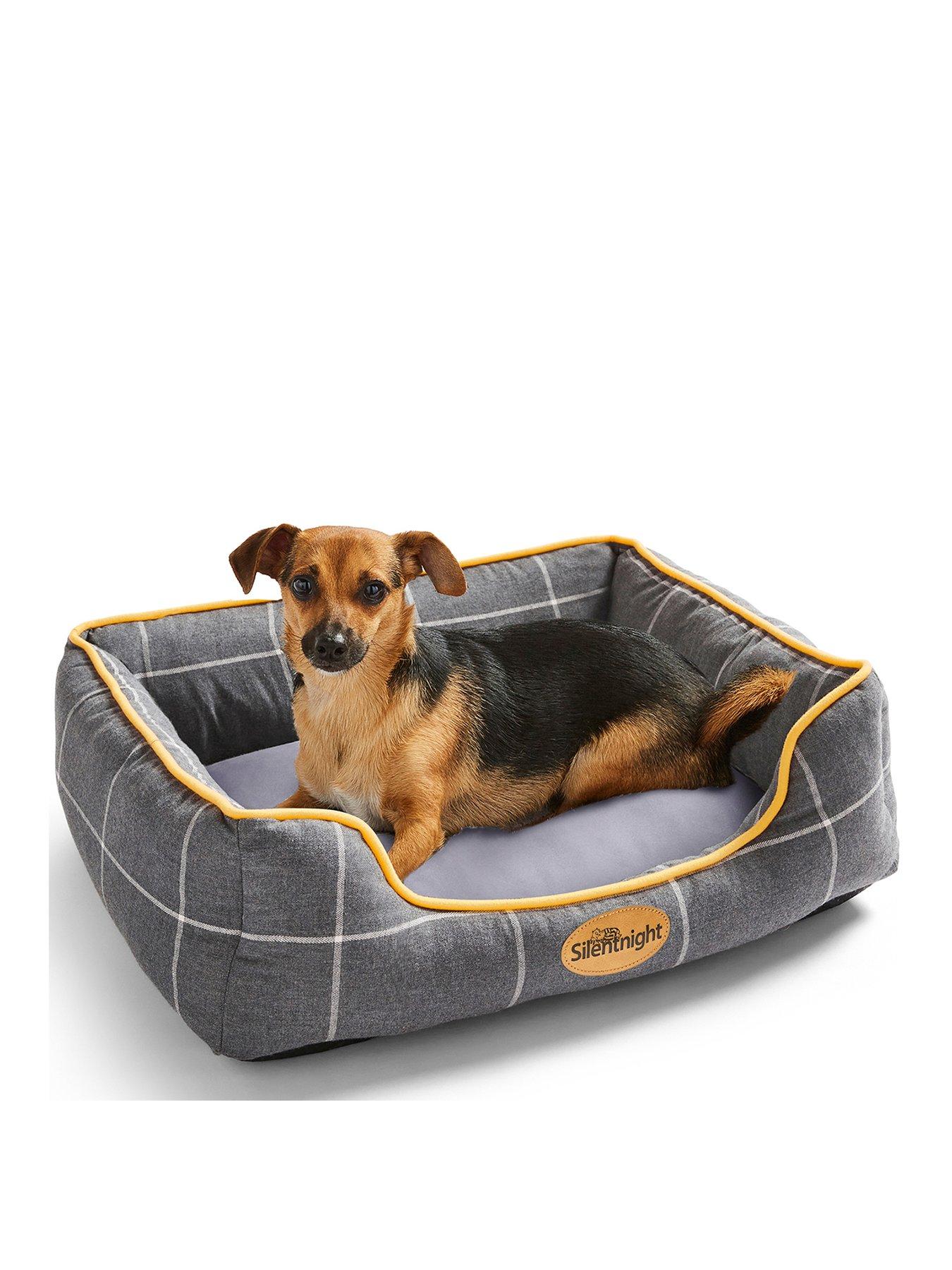 undefined Impress Memory Foam Pet Bed - Grey Check