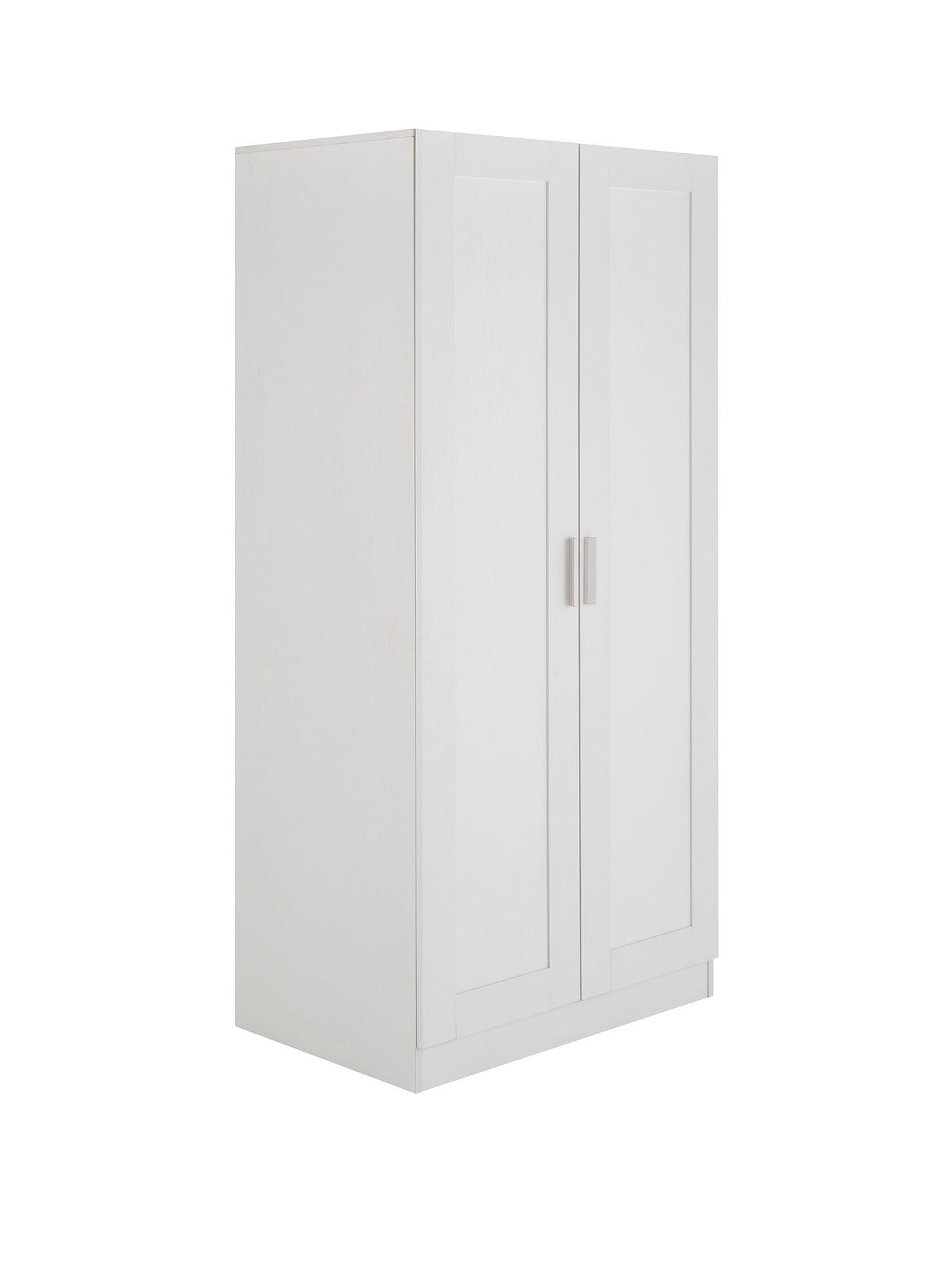  image of everyday-taryn-kidsnbsp2-door-wardrobe-white