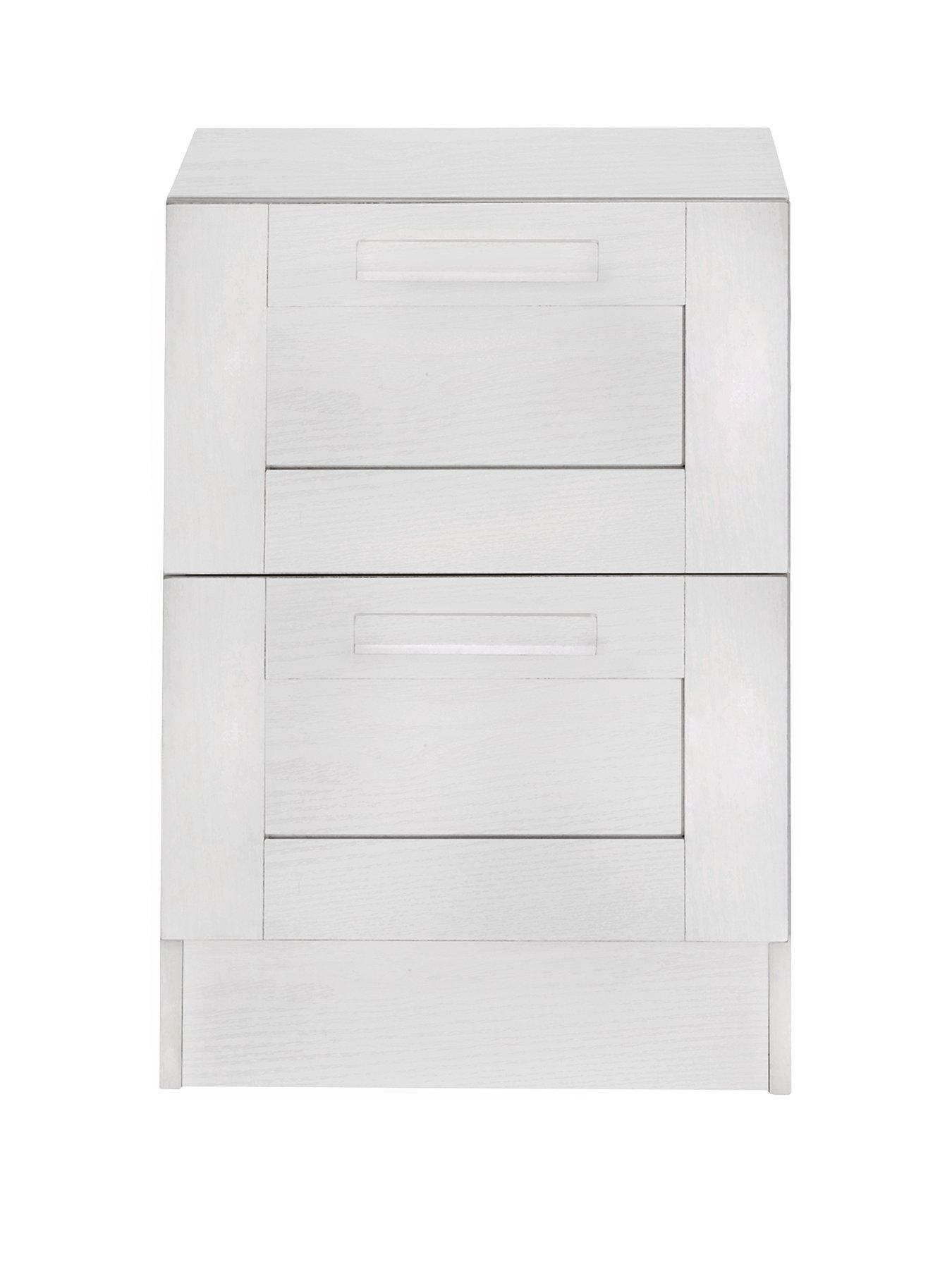 Image 2 of 6 of The Very Collection Taryn Kids&nbsp;2 Drawer Bedside Chest - White