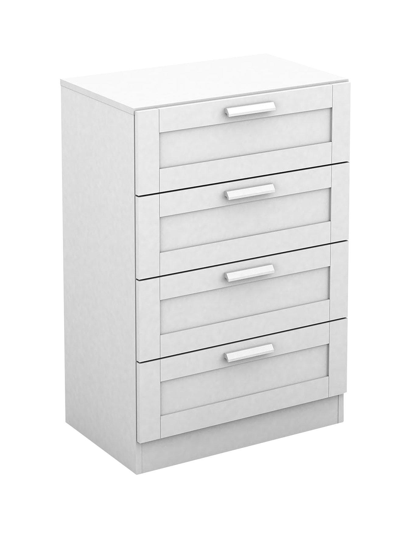Image 3 of 5 of The Very Collection Taryn Kids 4 Drawer Chest - White