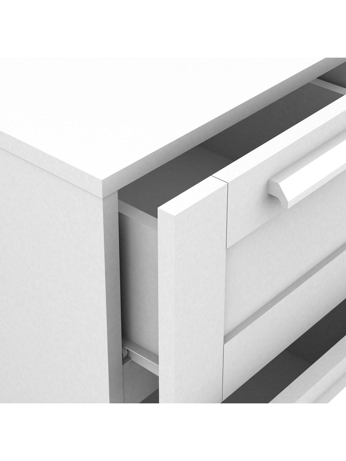 Image 5 of 5 of The Very Collection Taryn Kids 4 Drawer Chest - White
