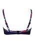  image of pour-moi-positano-lightly-padded-underwired-top-navy