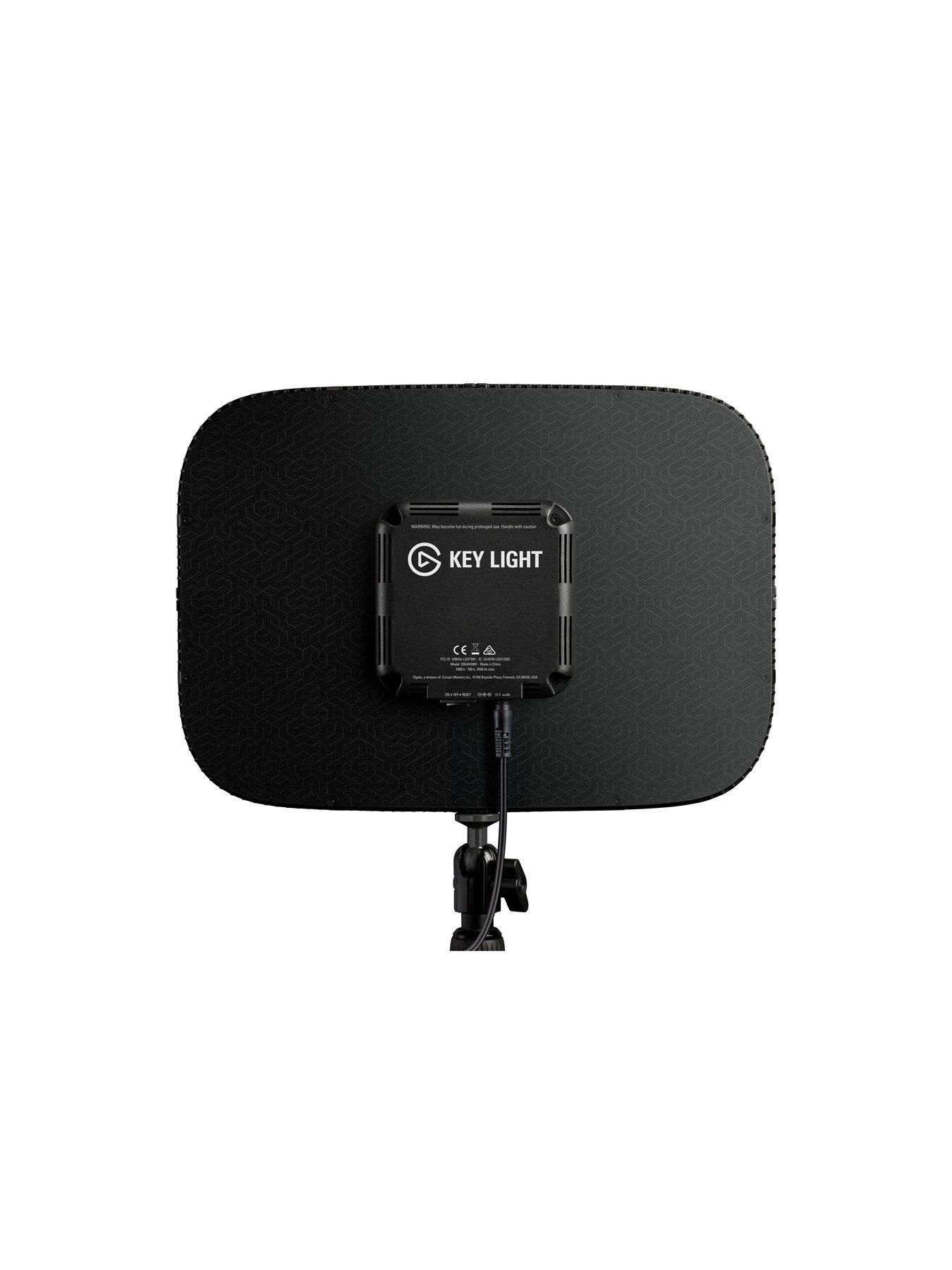  image of elgato-key-light-edge-lit-led-2800-lumens-max-height-125-cm-49-in