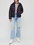 tommy-jeans-hooded-padded-tape-trim-jacket-blackfront
