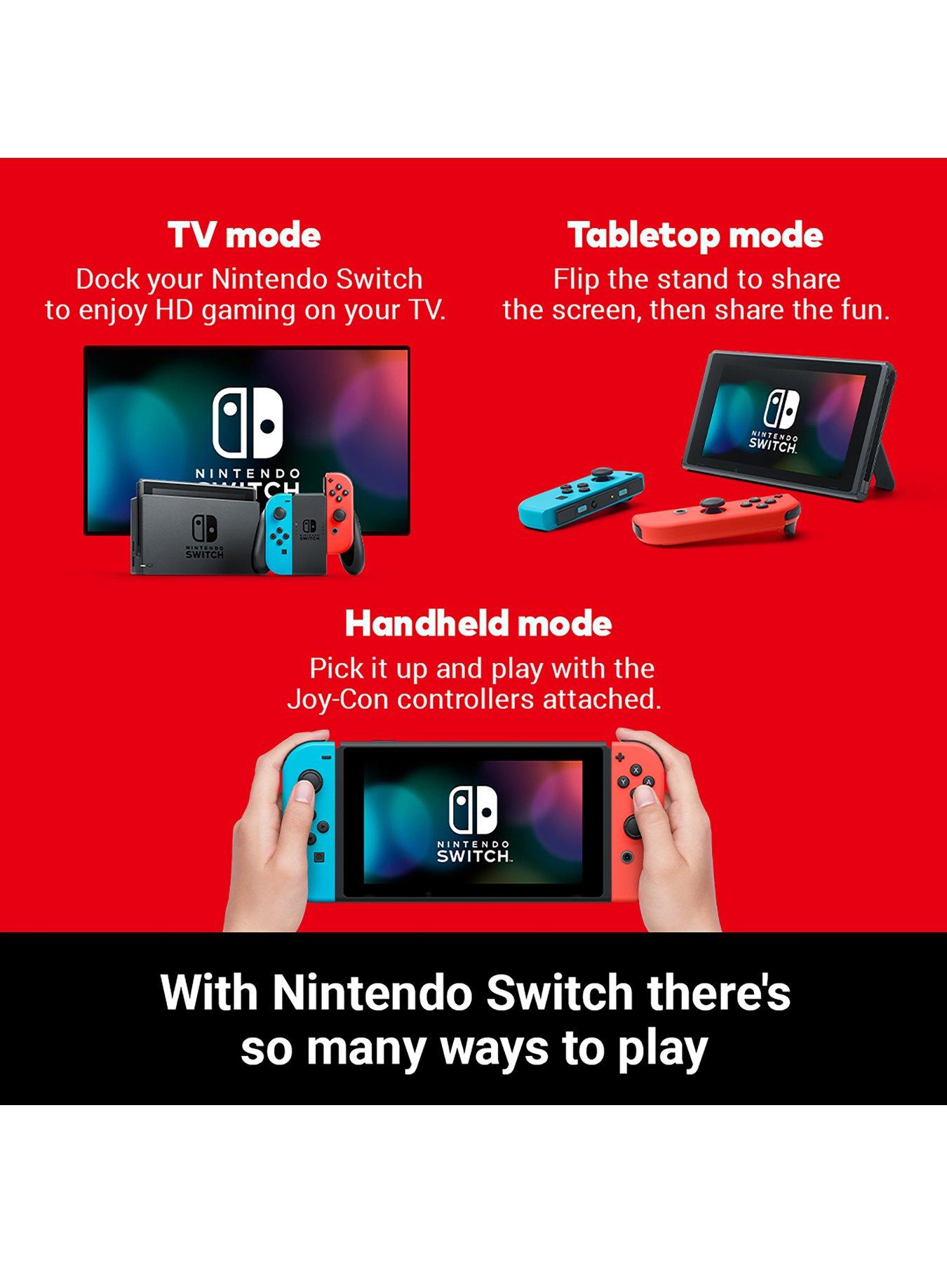 Image 3 of 8 of Nintendo Switch Console + Super Mario 3D World and Bowser&rsquo;s Fury