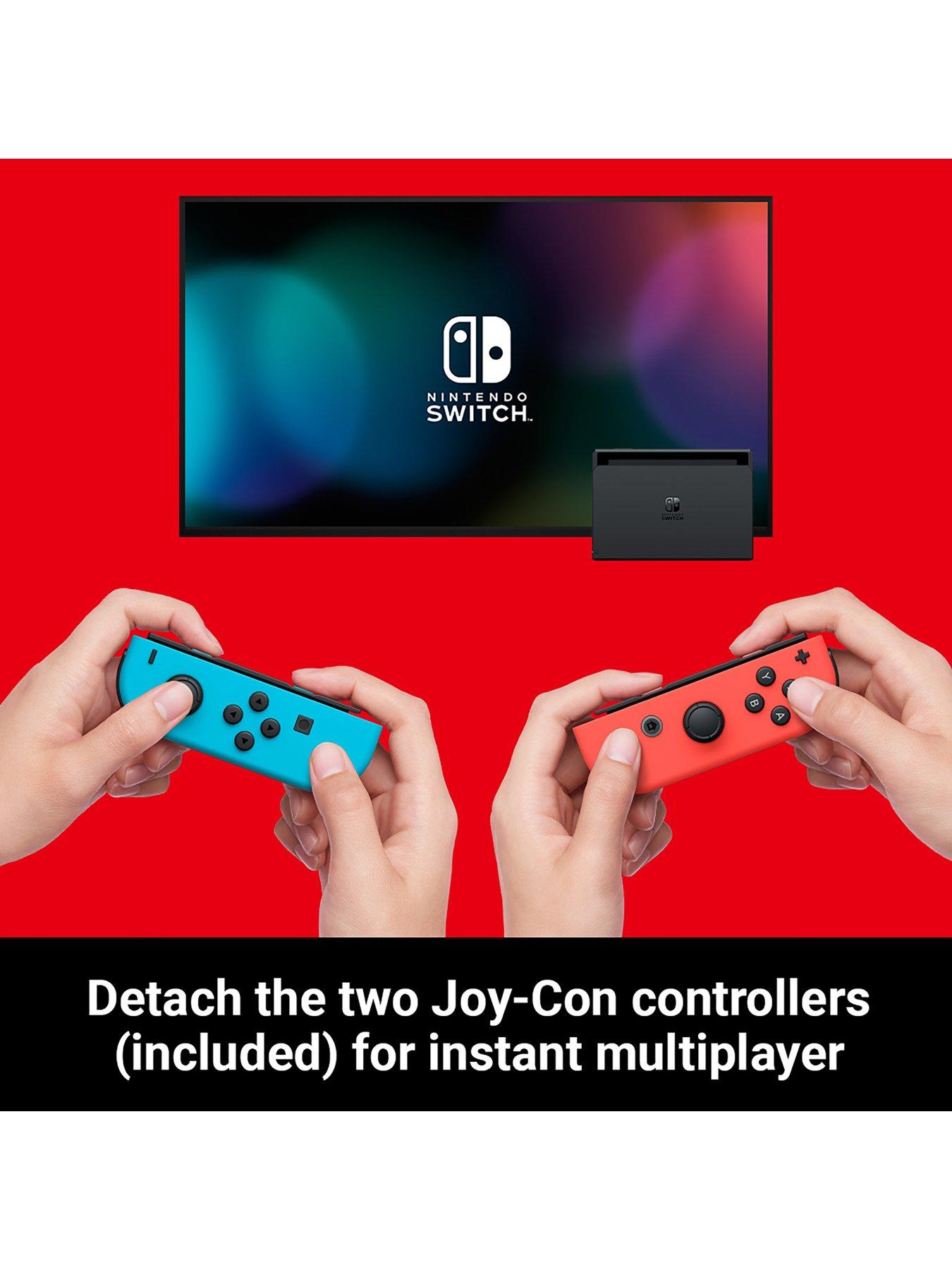 Image 4 of 8 of Nintendo Switch Console + Super Mario 3D World and Bowser&rsquo;s Fury
