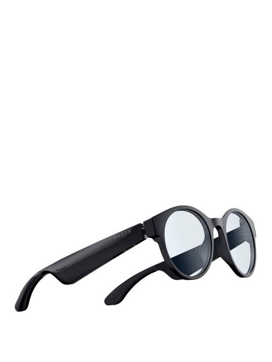front image of razer-anzu-smart-glasses-round-blue-light-sunglass-sm