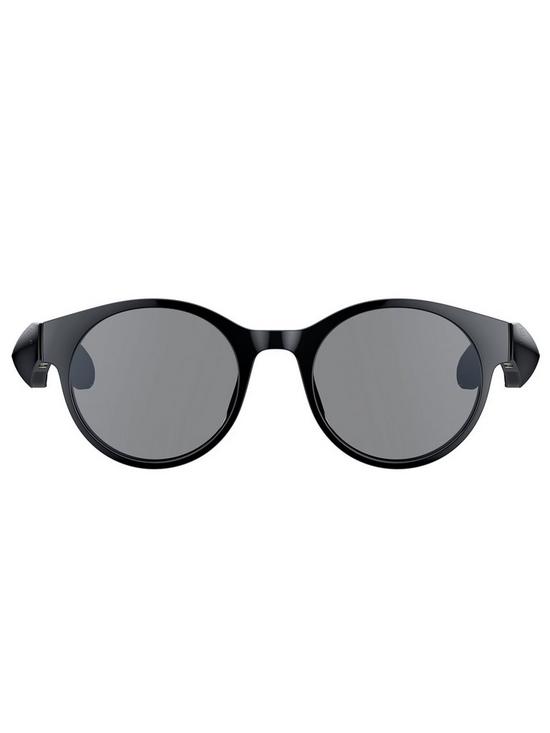 stillFront image of razer-anzu-smart-glasses-round-blue-light-sunglass-sm