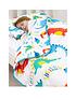  image of rest-easy-sleep-better-dinosaur-coverless-quilt-45-tog-single-with-pillowcase-multi
