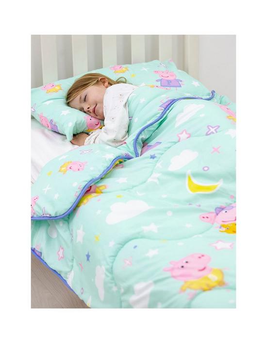 stillFront image of peppa-pig-coverless-quilt-45-tog-single-with-pillowcase-multi