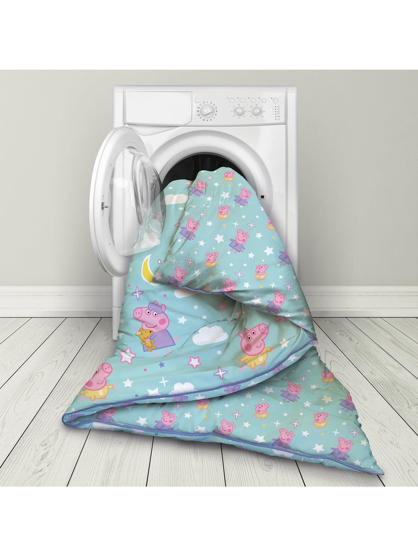  image of peppa-pig-coverless-quilt-45-tog-single-with-pillowcase-multi