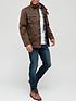  image of very-man-washed-field-jacket-brown