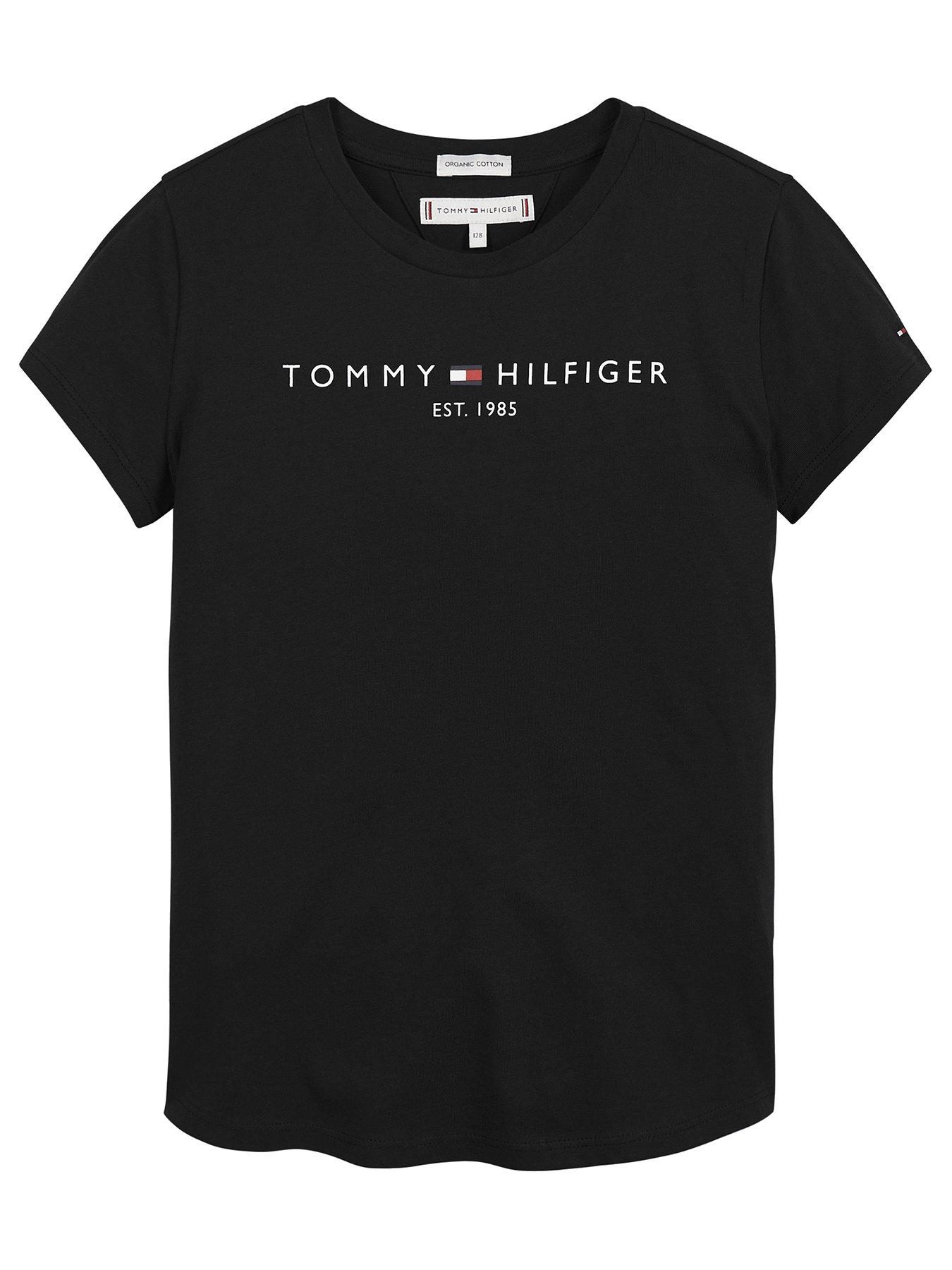 Tommy Hilfiger Rugby Stripe Boxy S/S Camiseta para Niños 