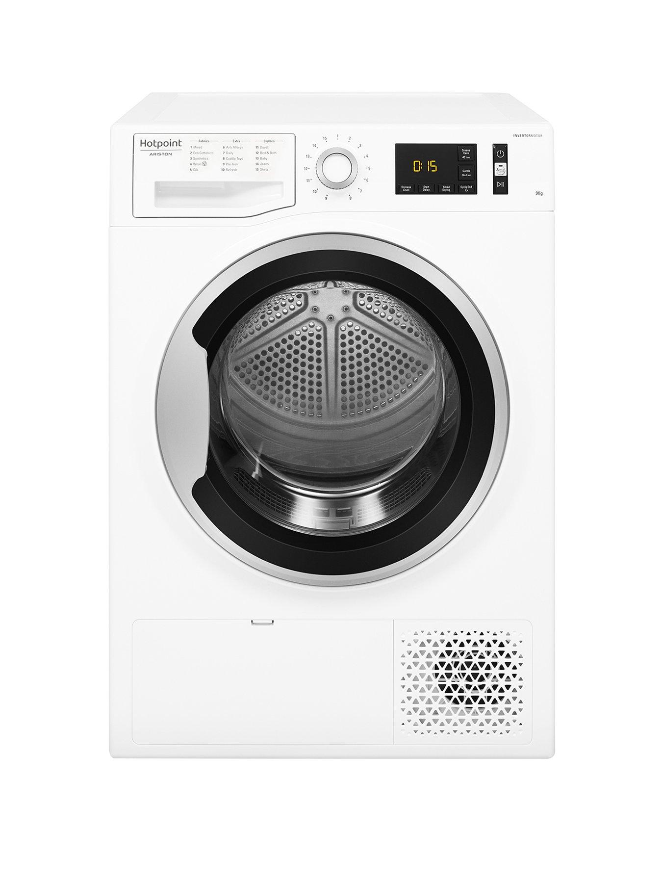 front image of hotpoint-activecare-ntm1192sk-9kg-loadnbsptumble-heat-pump-dryer-white