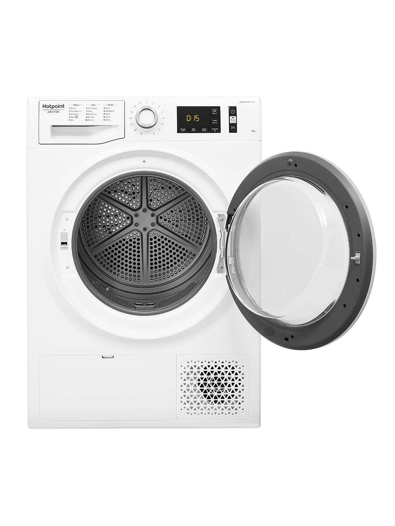stillFront image of hotpoint-activecare-ntm1192sk-9kg-loadnbsptumble-heat-pump-dryer-white
