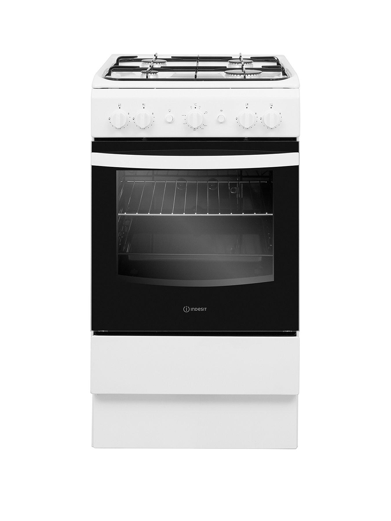 Indesit IS5G1KMW 50cm Wide Gas Cooker White
