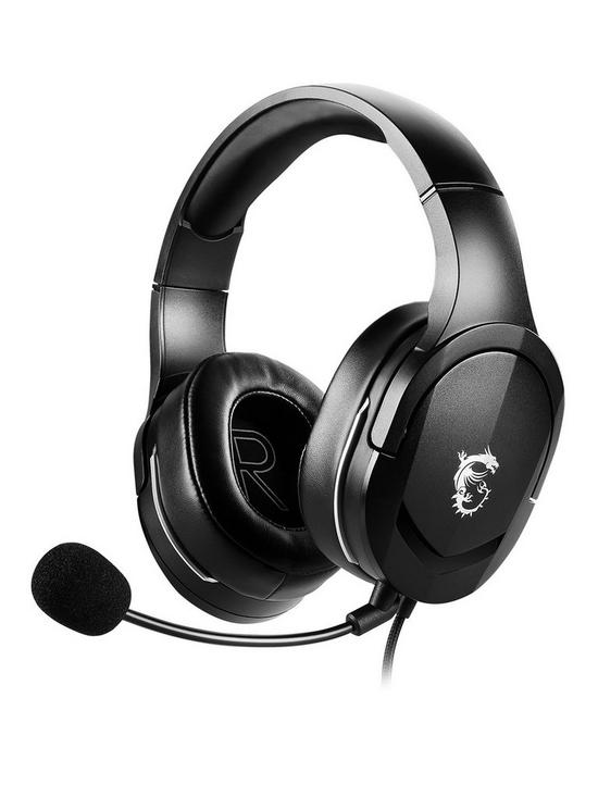 front image of msi-immerse-gh20-gaming-headset