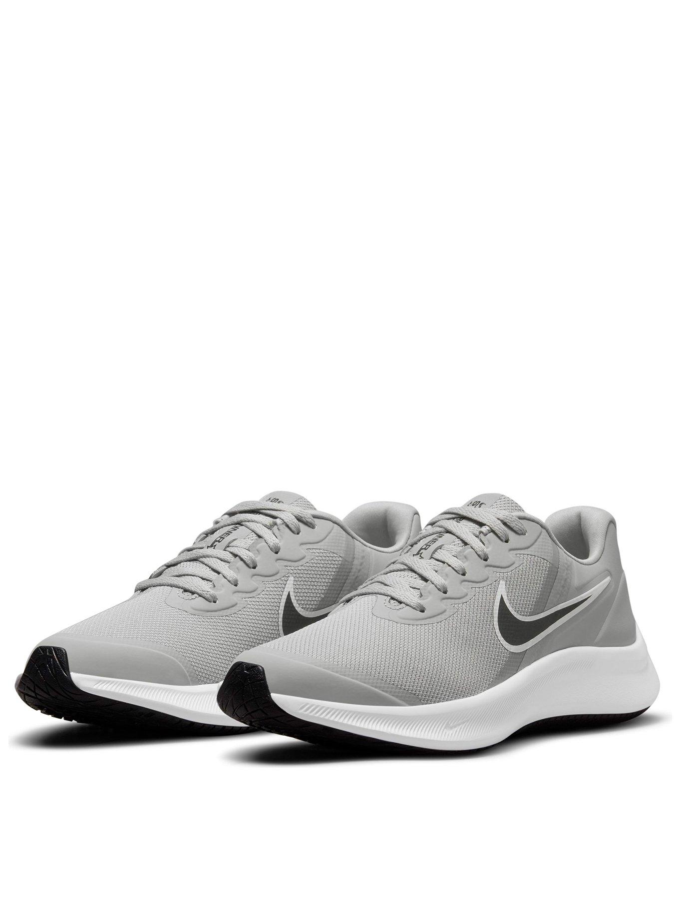 Nike Star Runner 3 Junior Trainer Grey Black littlewoods