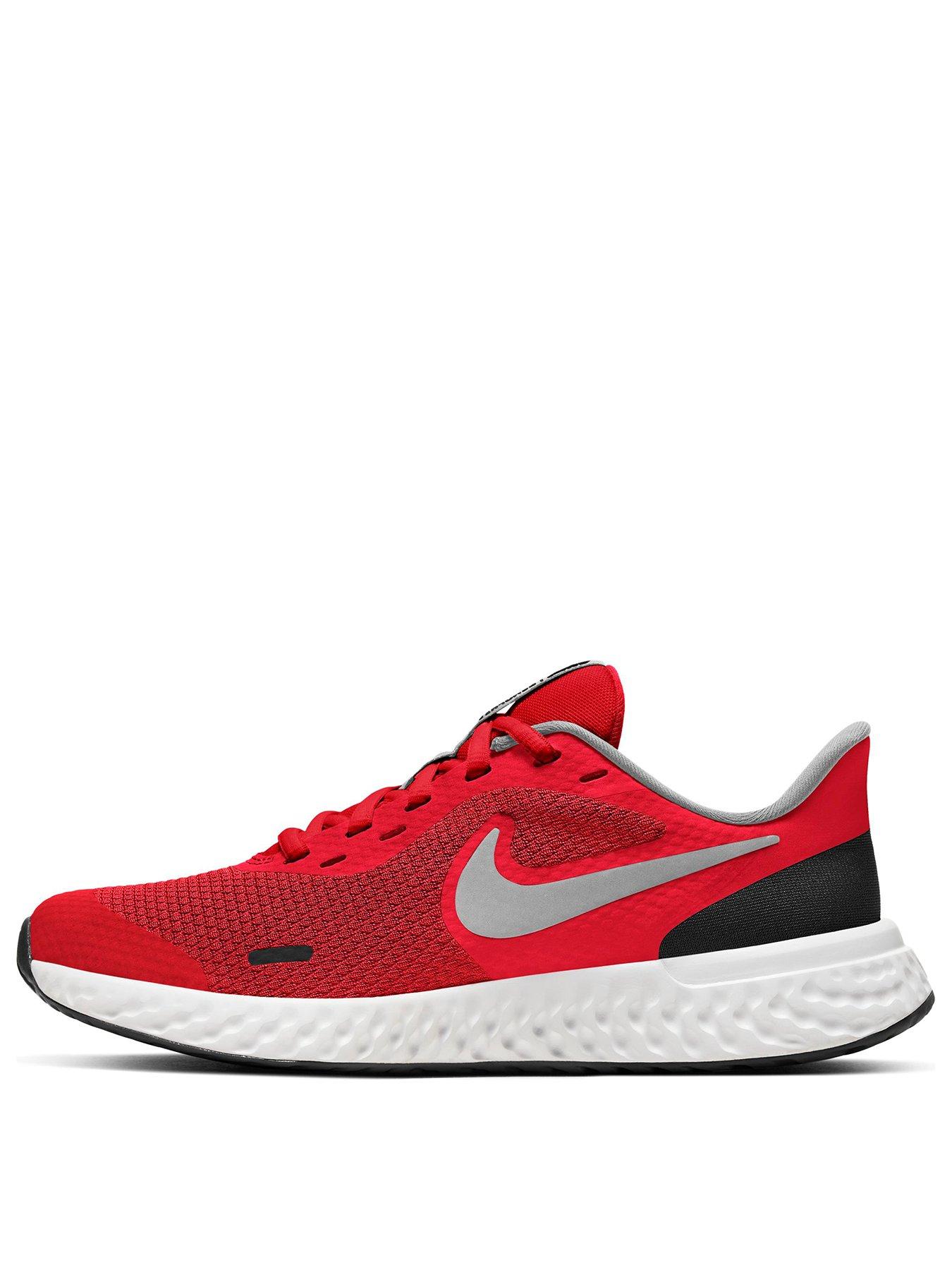 red nike infant trainers