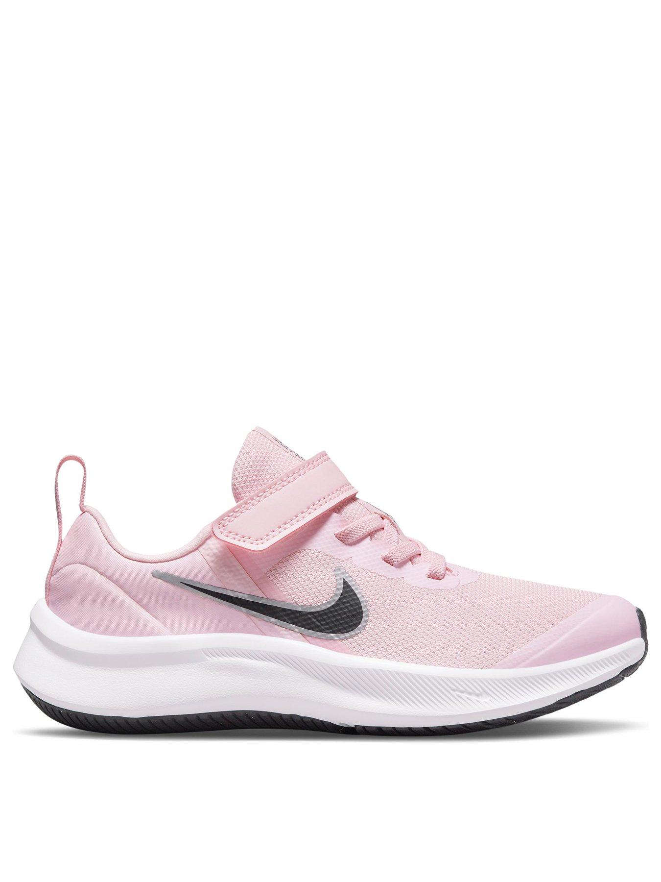 Childrens pink nike on sale trainers