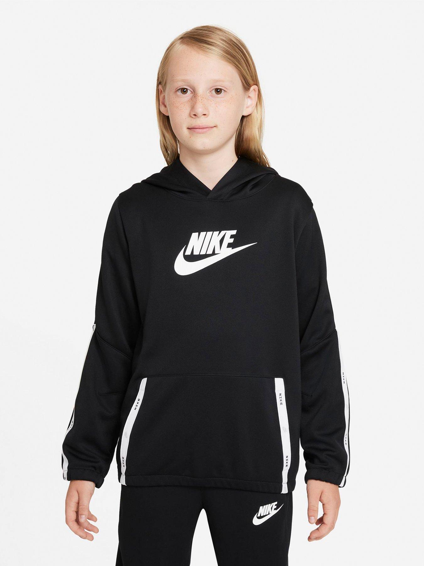 nike hoodless tracksuit