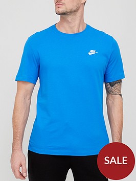 nike-club-t-shirt-bluewhite