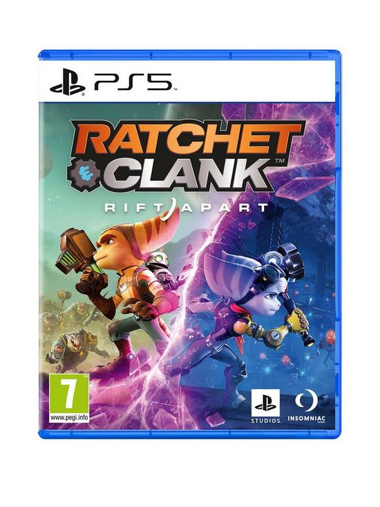 front image of playstation-5-ratchet-amp-clank-rift-apart
